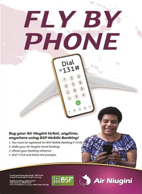 AIR NIUGINI CUSTOMERS CAN NOW USE BSP PAY TO .